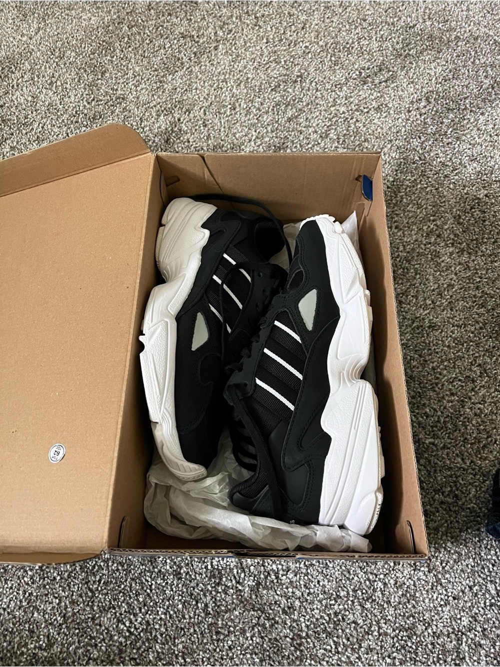 adidas Originals Black and White Chunky Sneaker